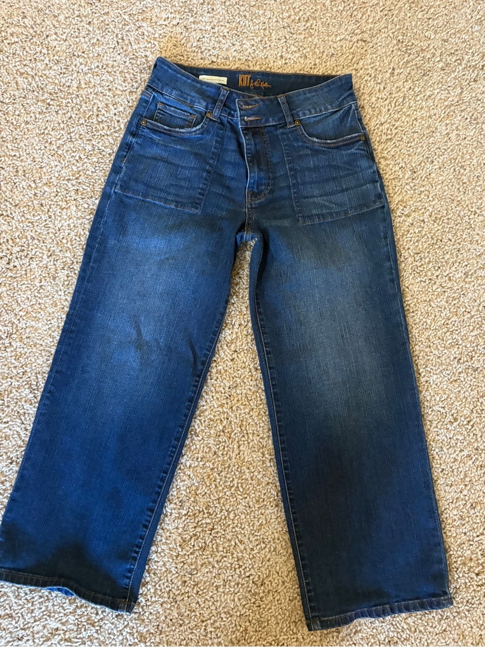 Kut from the Kloth Men’s Deep Blue Relaxed Straight Jeans